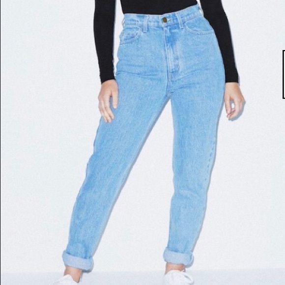 American Apparel Denim - American Apparel High-Waist Mom Jeans